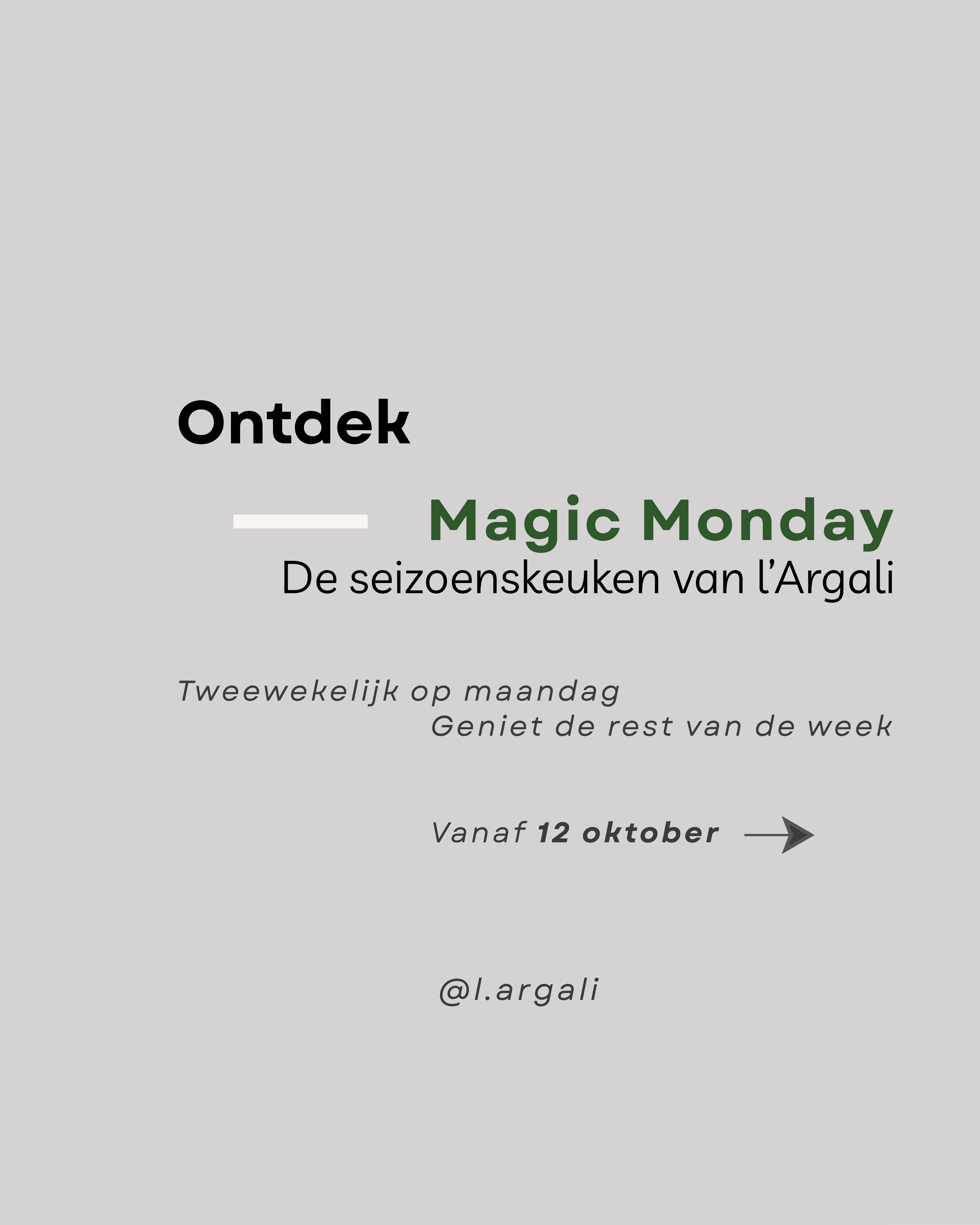 Magic Monday 26 oktober 1