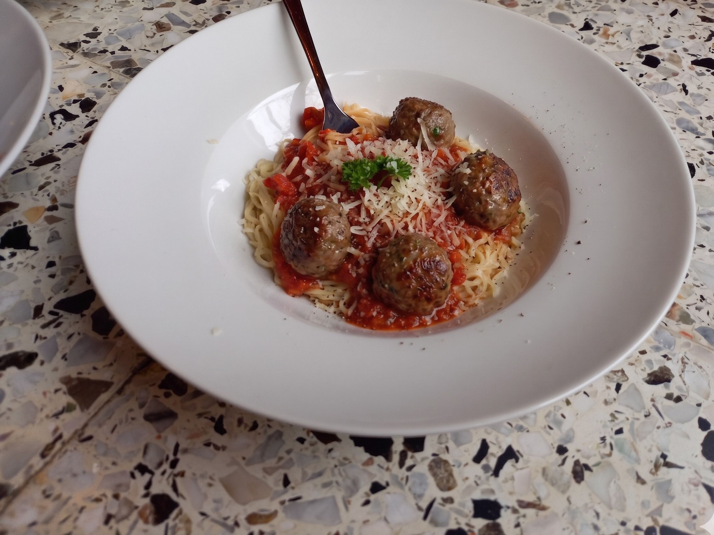 Pasta met italiaanse gehaktballetjes voor 2 personen 