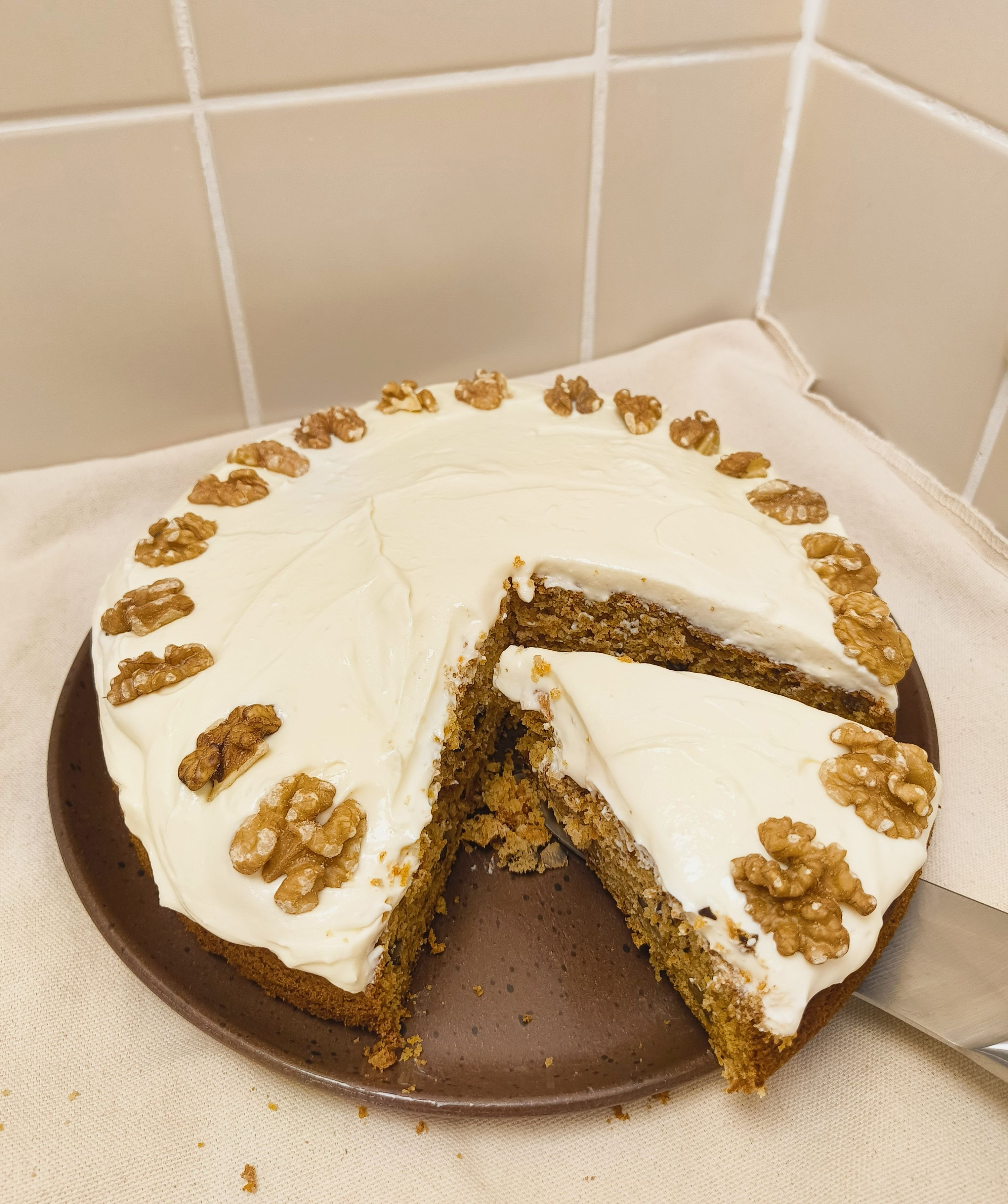 Carrot cake 6-8 pers.